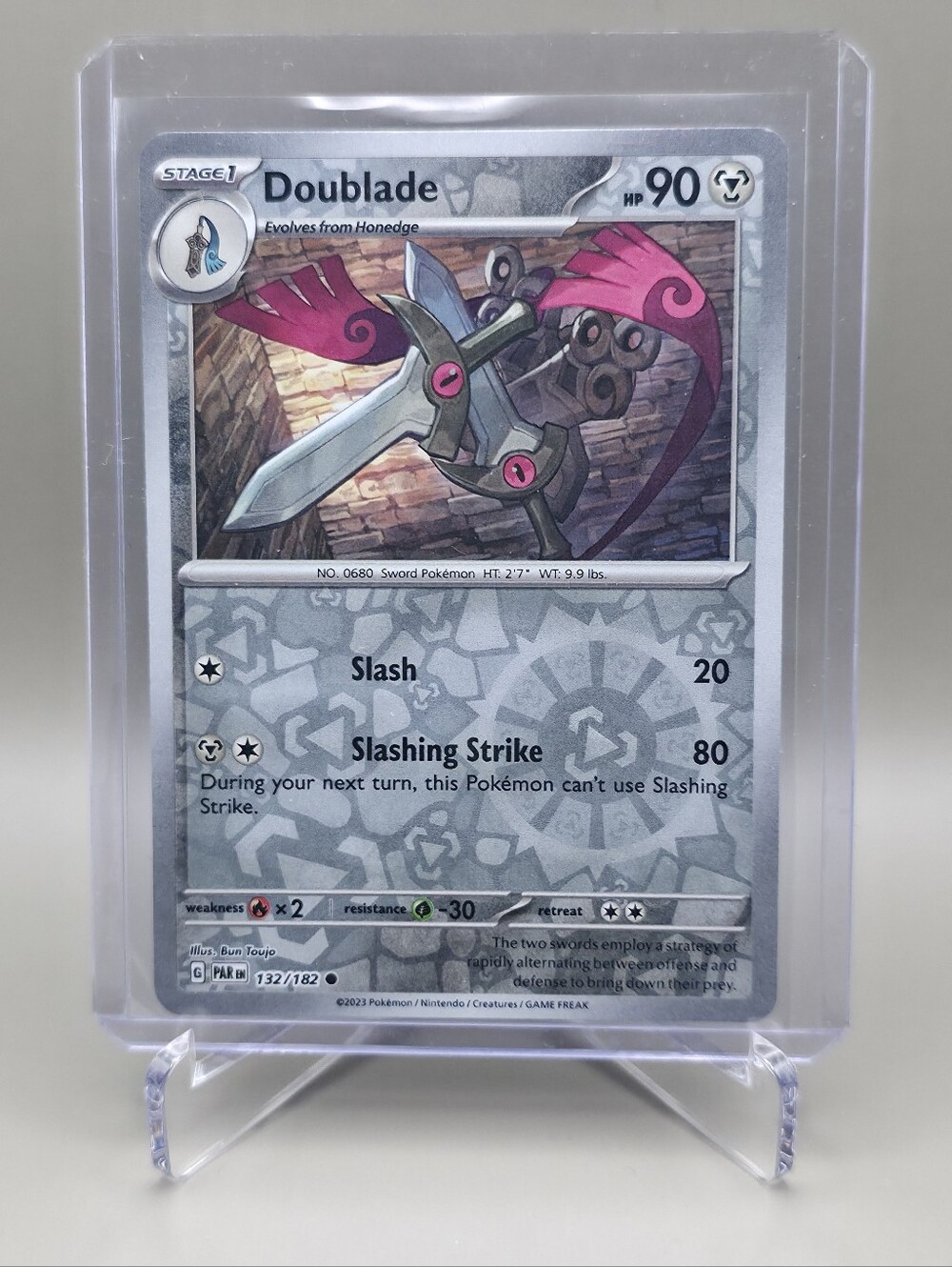 Pokémon TCG - Honedge -> Doublade - Paradox Rift - 131/182 & 132/182 - Picture 4 of 5